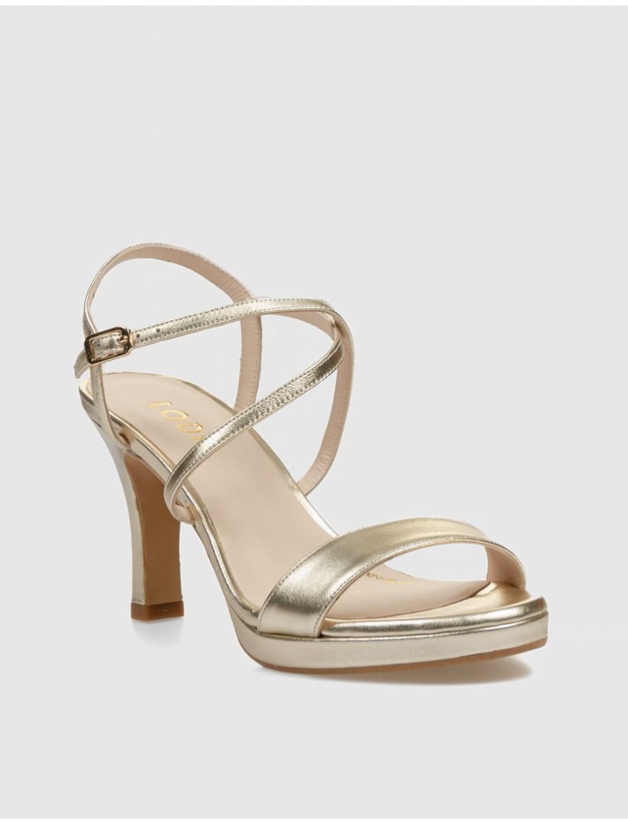 SANDALIA LODI LESERA PLATINO