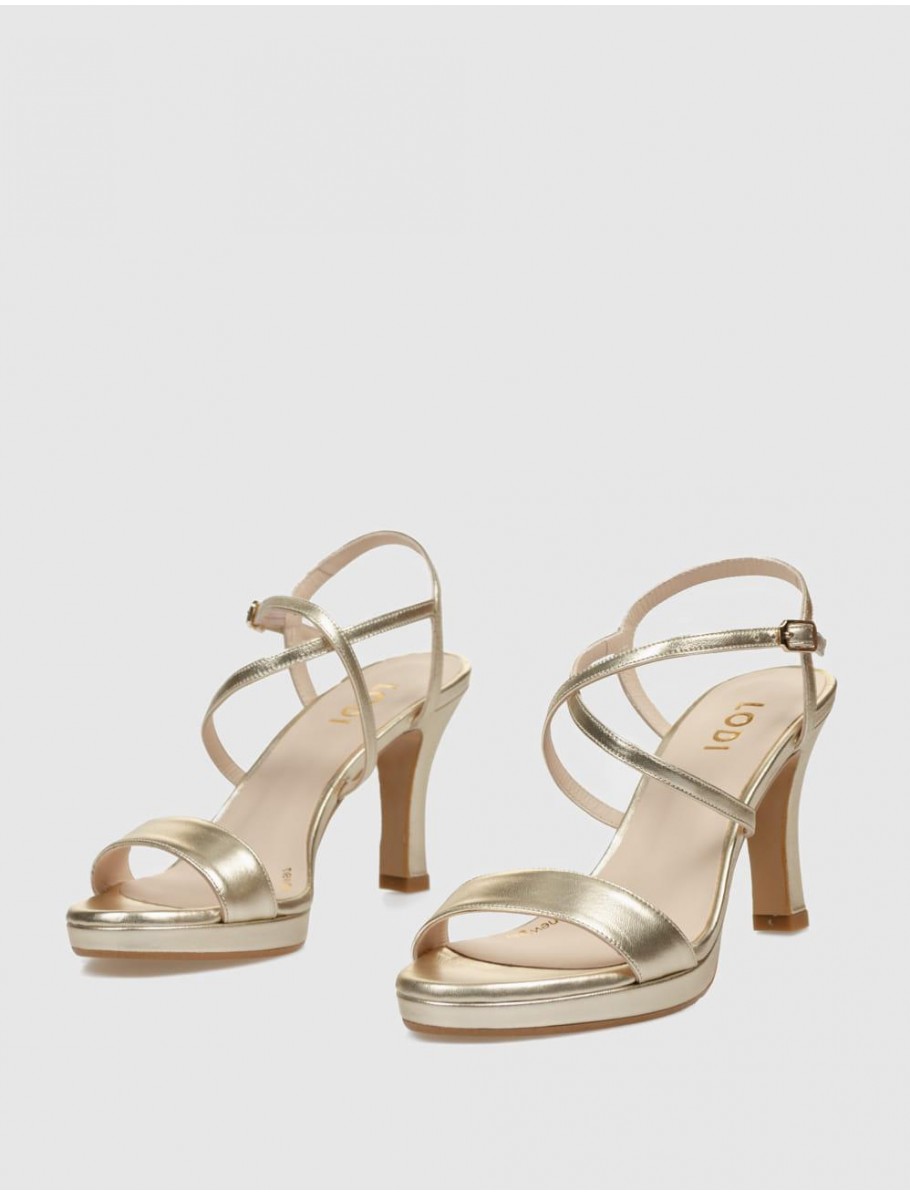 SANDALIA LODI LESERA PLATINO
