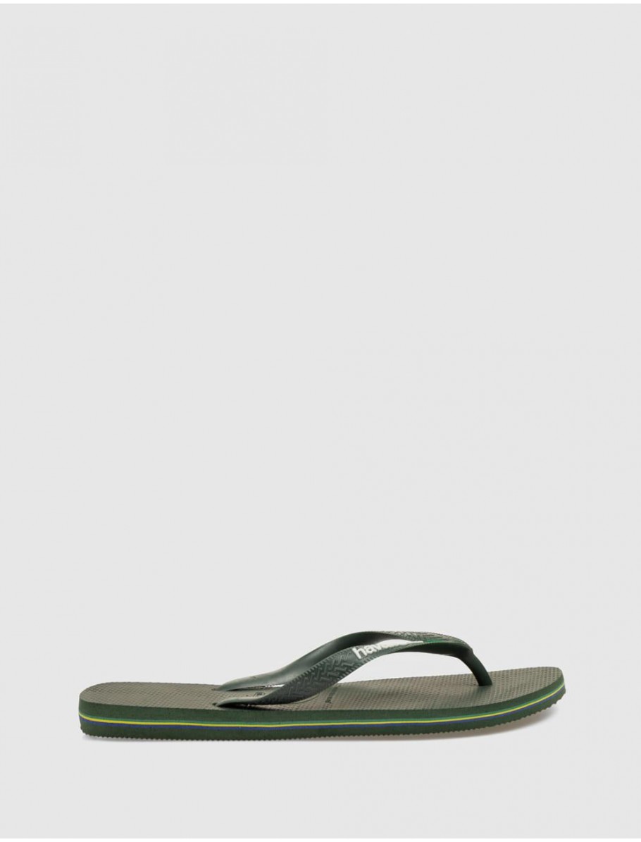 CHANCLA HAVAIANAS BRASIL LOGO VERDE