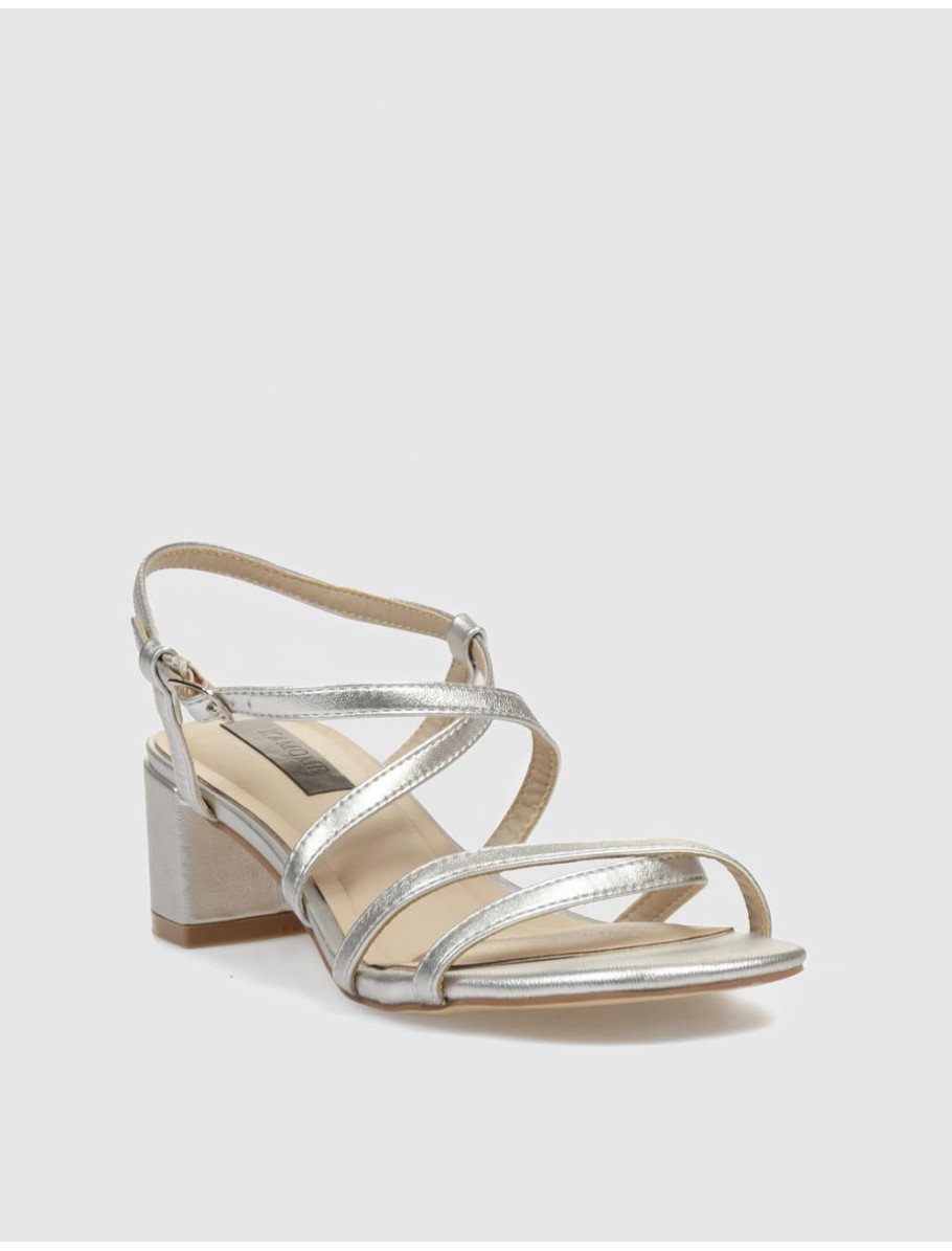 SANDALIA KAMOME TRENDS NALA PLATA
