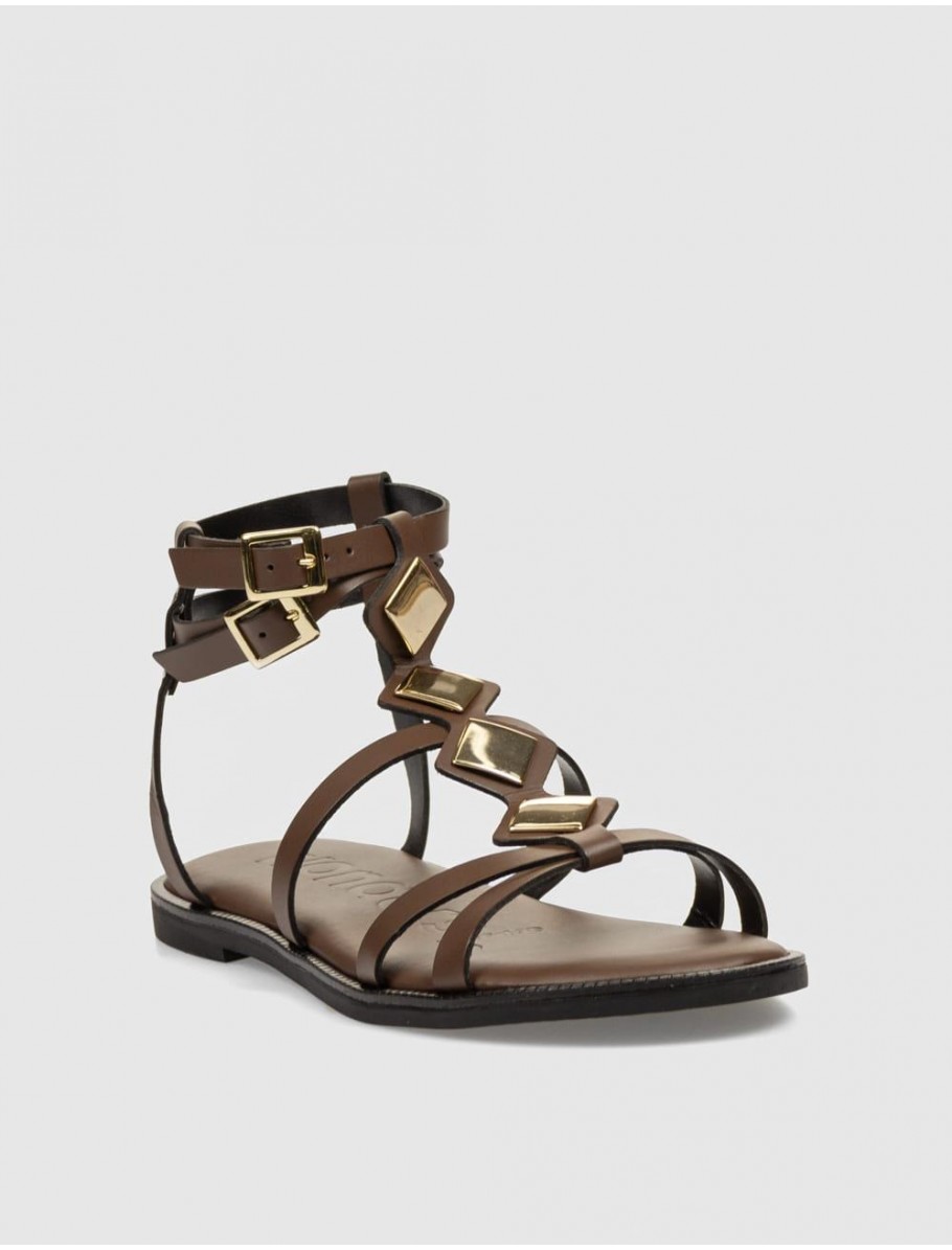 SANDALIA WONDERS AB 1401 MARRoN