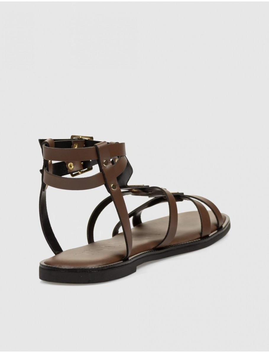 SANDALIA WONDERS AB 1401 MARRoN