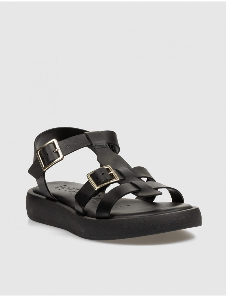 SANDALIA WONDERS AB 1012 NEGRO