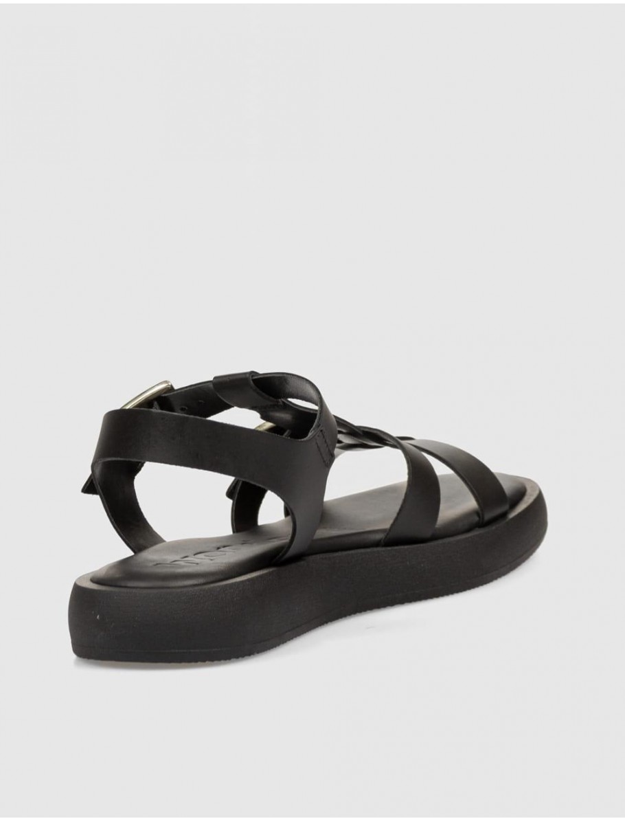 SANDALIA WONDERS AB 1012 NEGRO