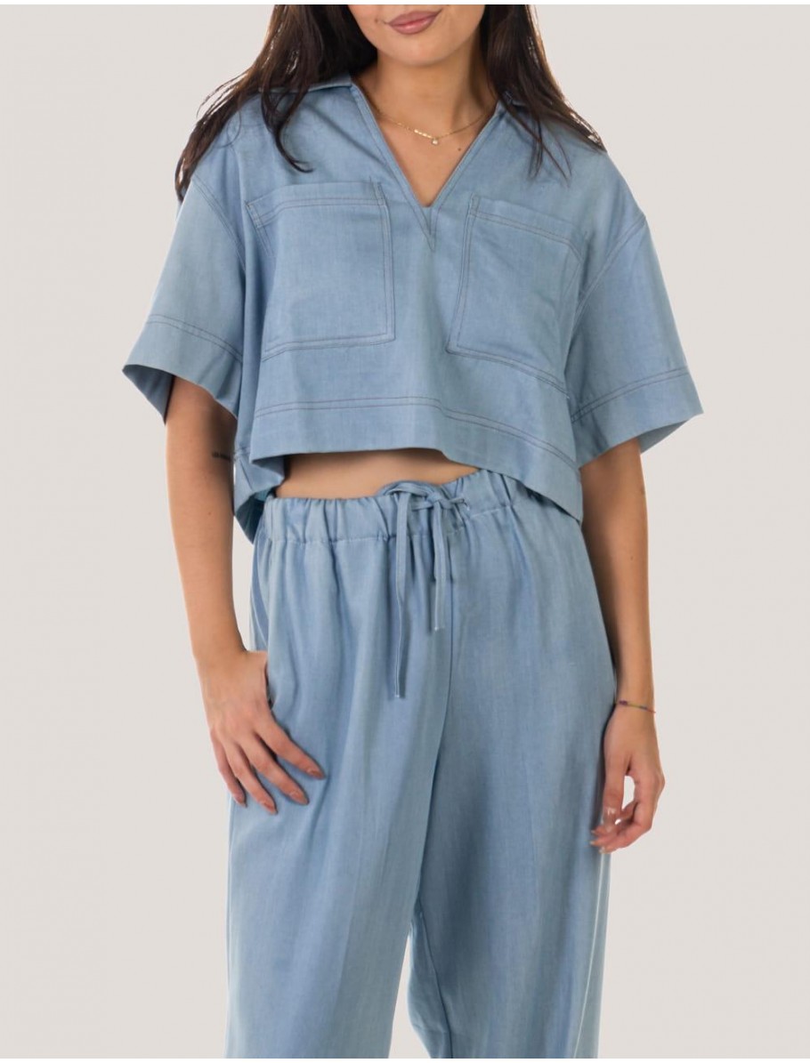BLUSA OBVIO XIAN AZUL