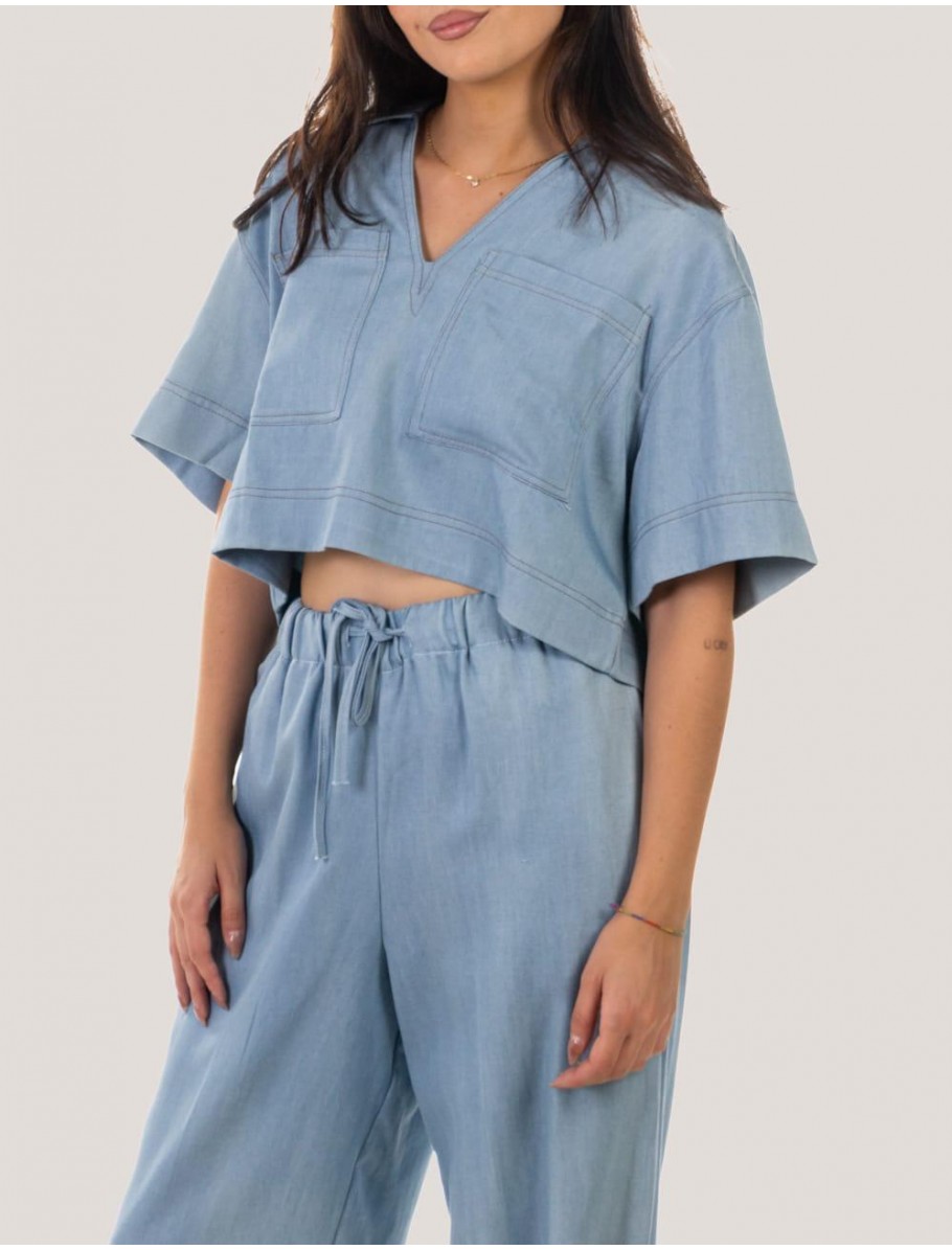 BLUSA OBVIO XIAN AZUL