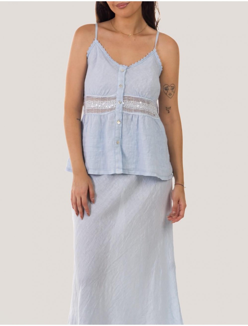 BLUSA OBVIO MINIA AZUL