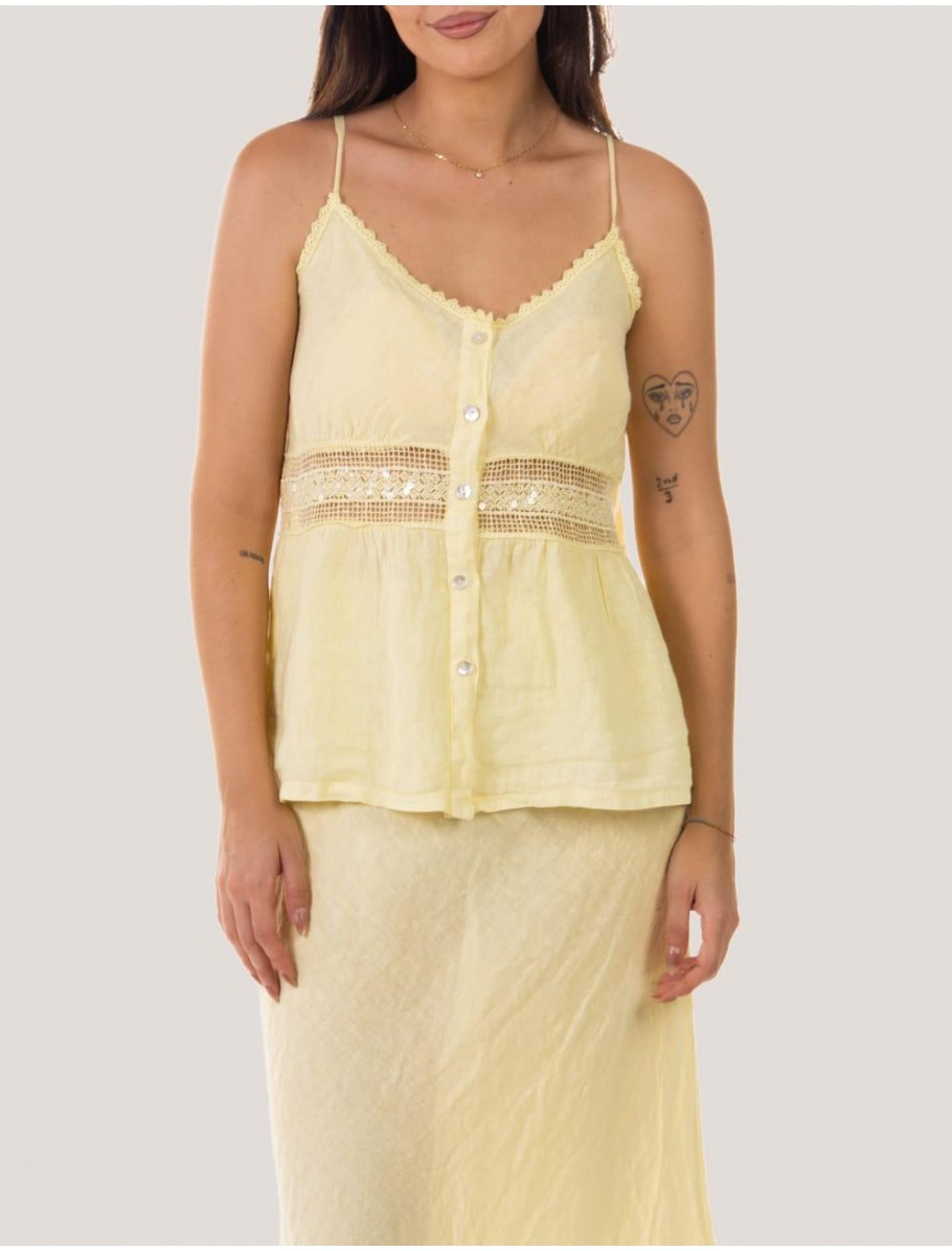 BLUSA OBVIO 23339 MINIA AMARILLO