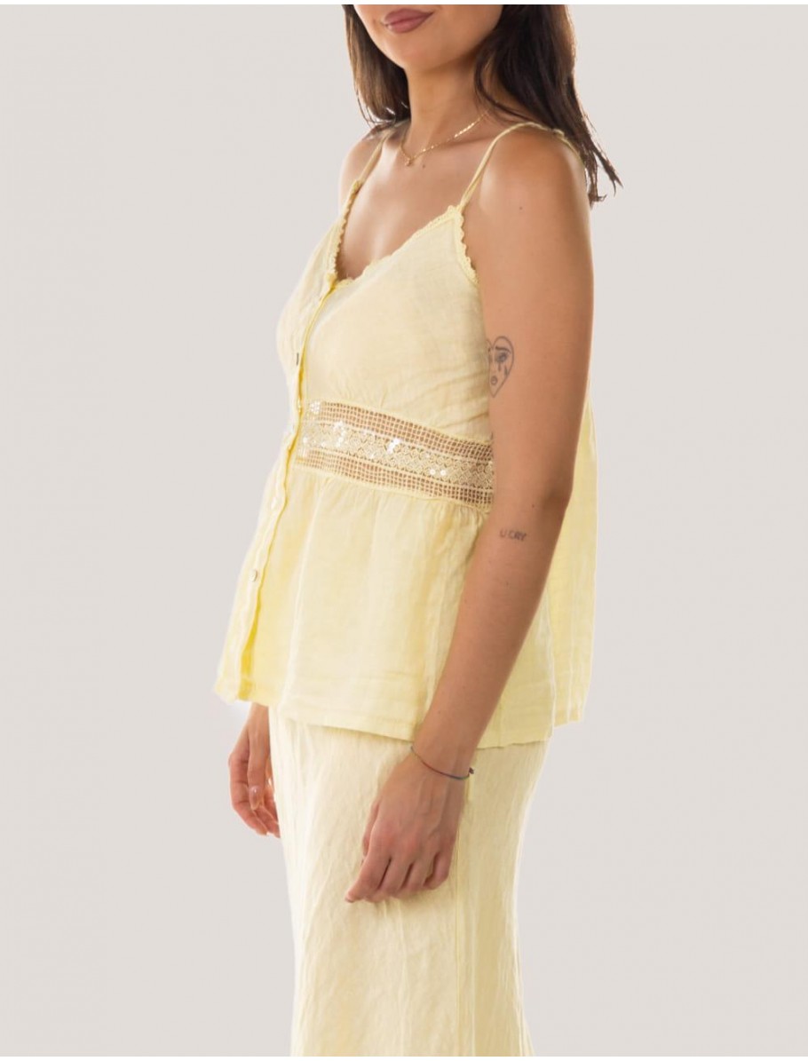 BLUSA OBVIO 23339 MINIA AMARILLO