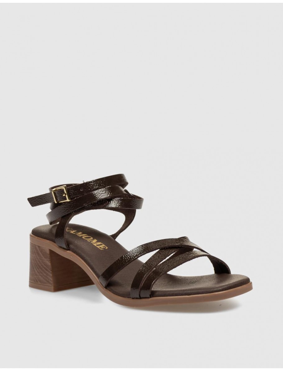 SANDALIA KAMOME TASYA MARRoN