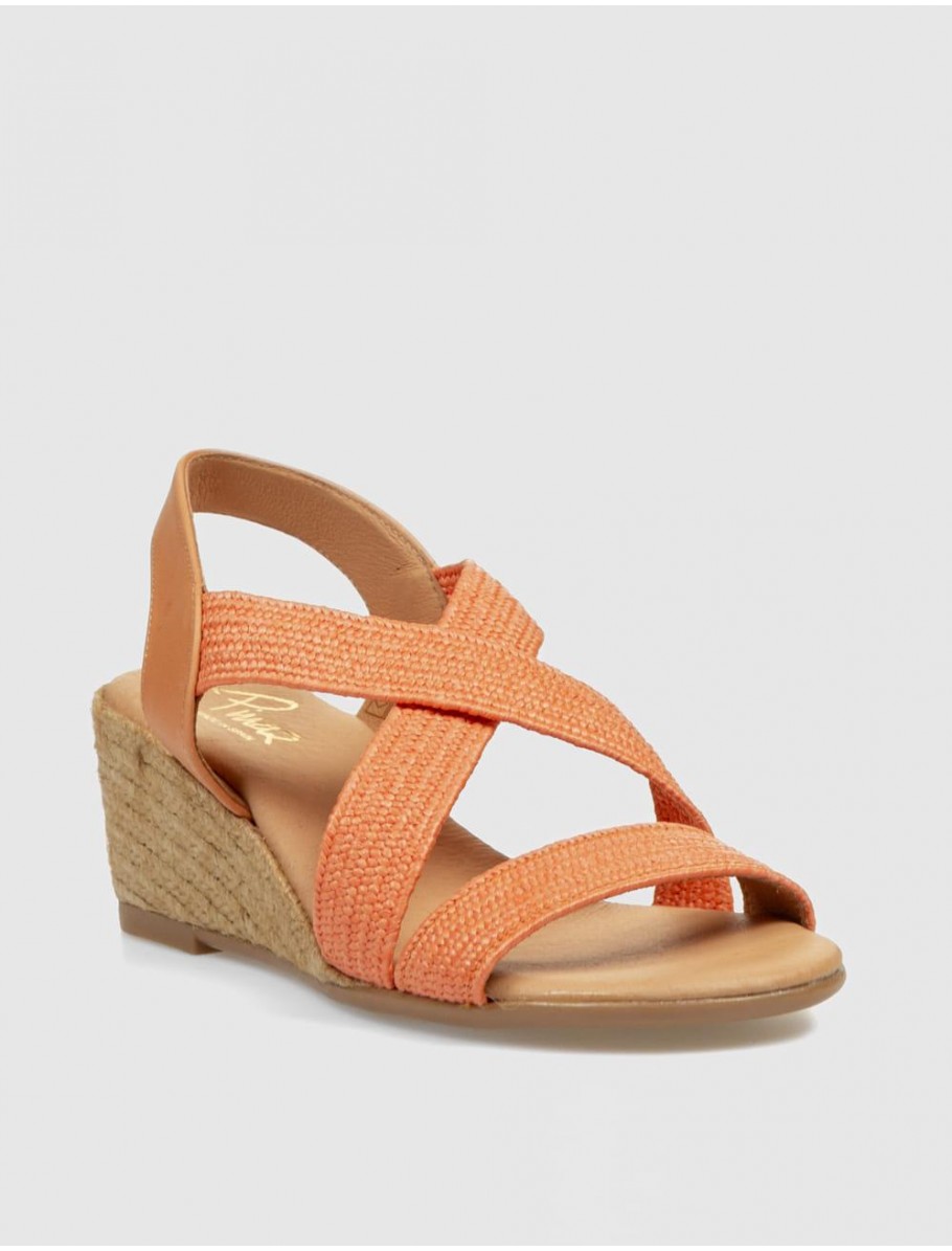 SANDALIA PINAZ 548 NARANJA