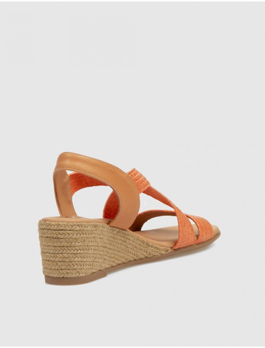 SANDALIA PINAZ 548 NARANJA