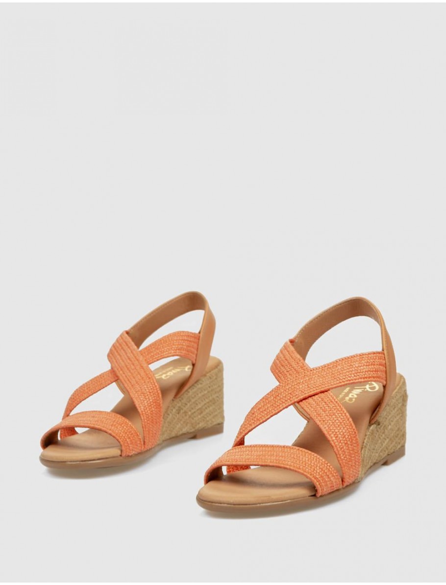 SANDALIA PINAZ 548 NARANJA