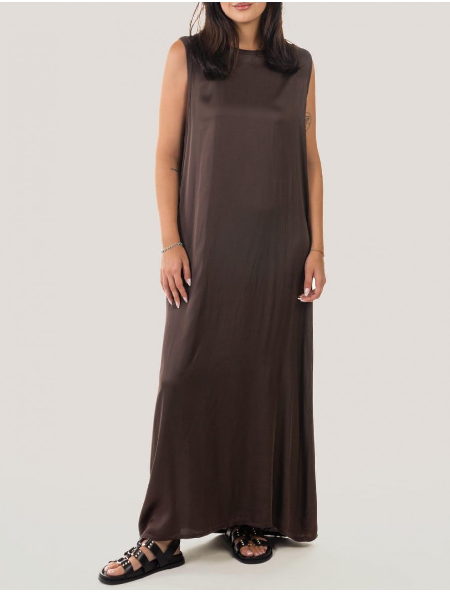 VESTIDO OBVIO SALETA MARRoN