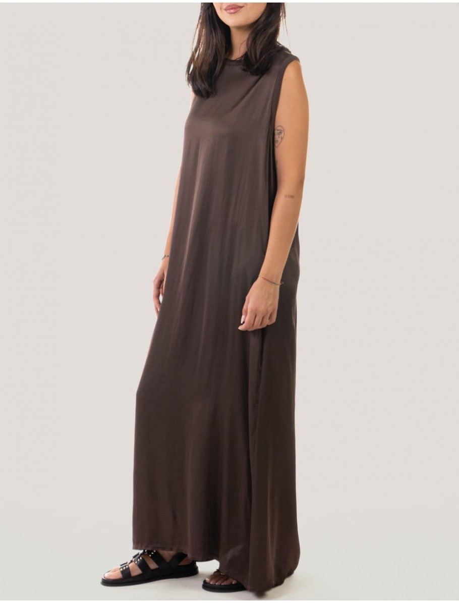 VESTIDO OBVIO SALETA MARRoN