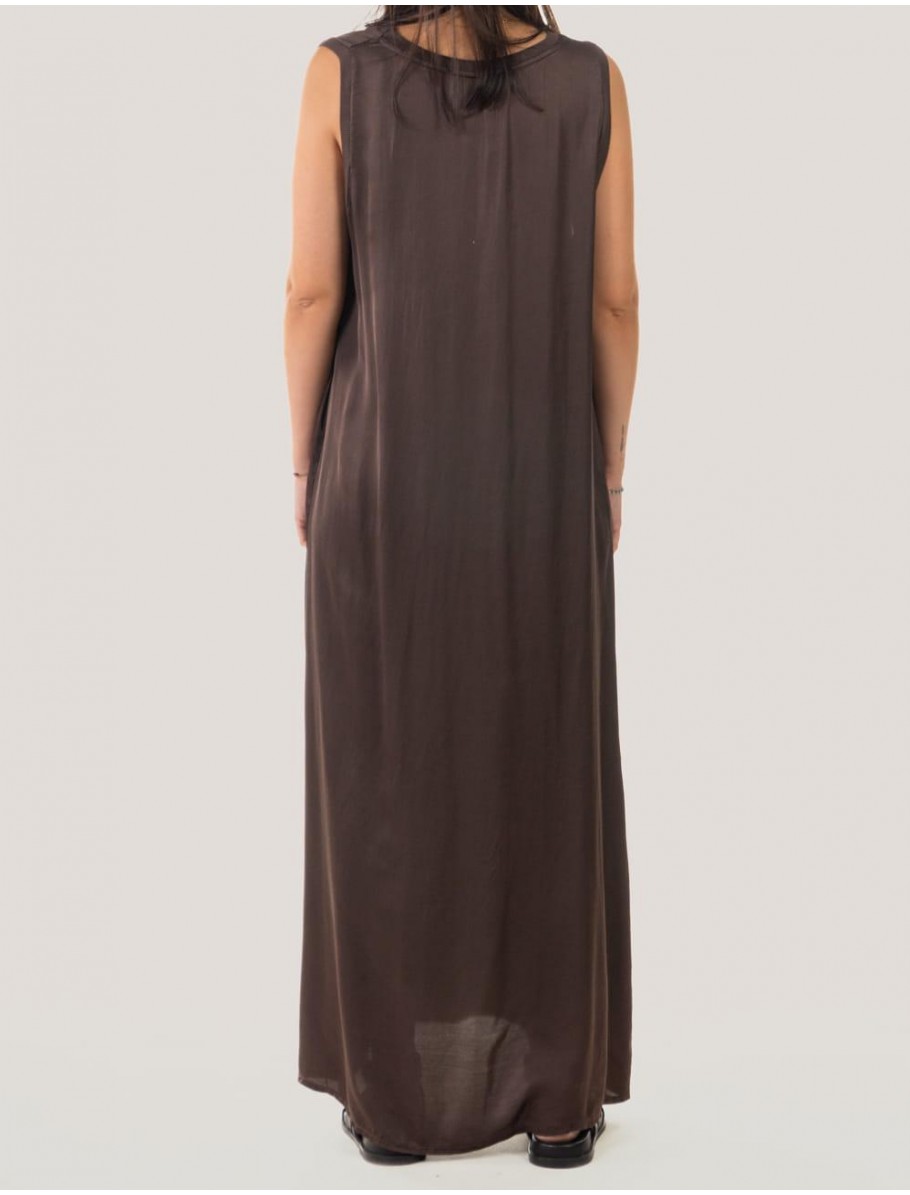 VESTIDO OBVIO SALETA MARRoN