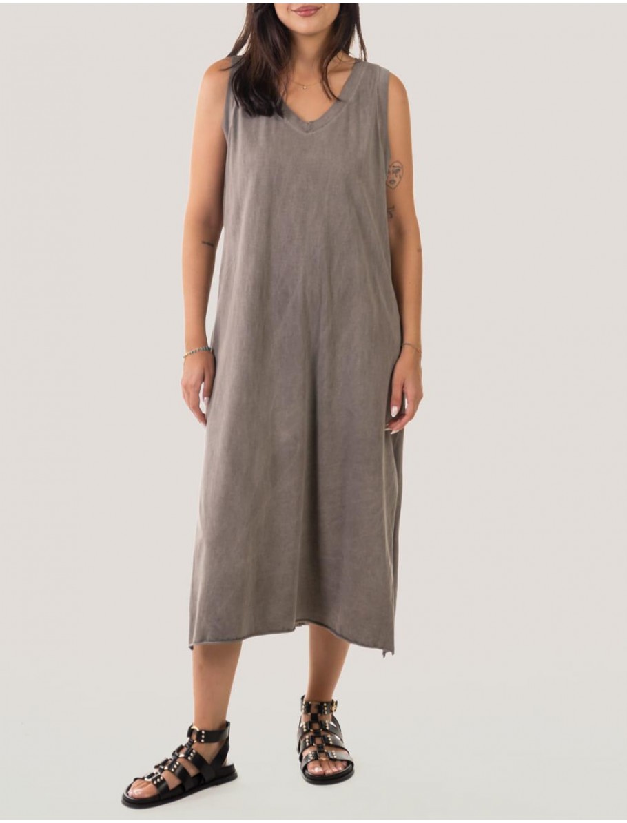 VESTIDO OBVIO NOELA TAUPE