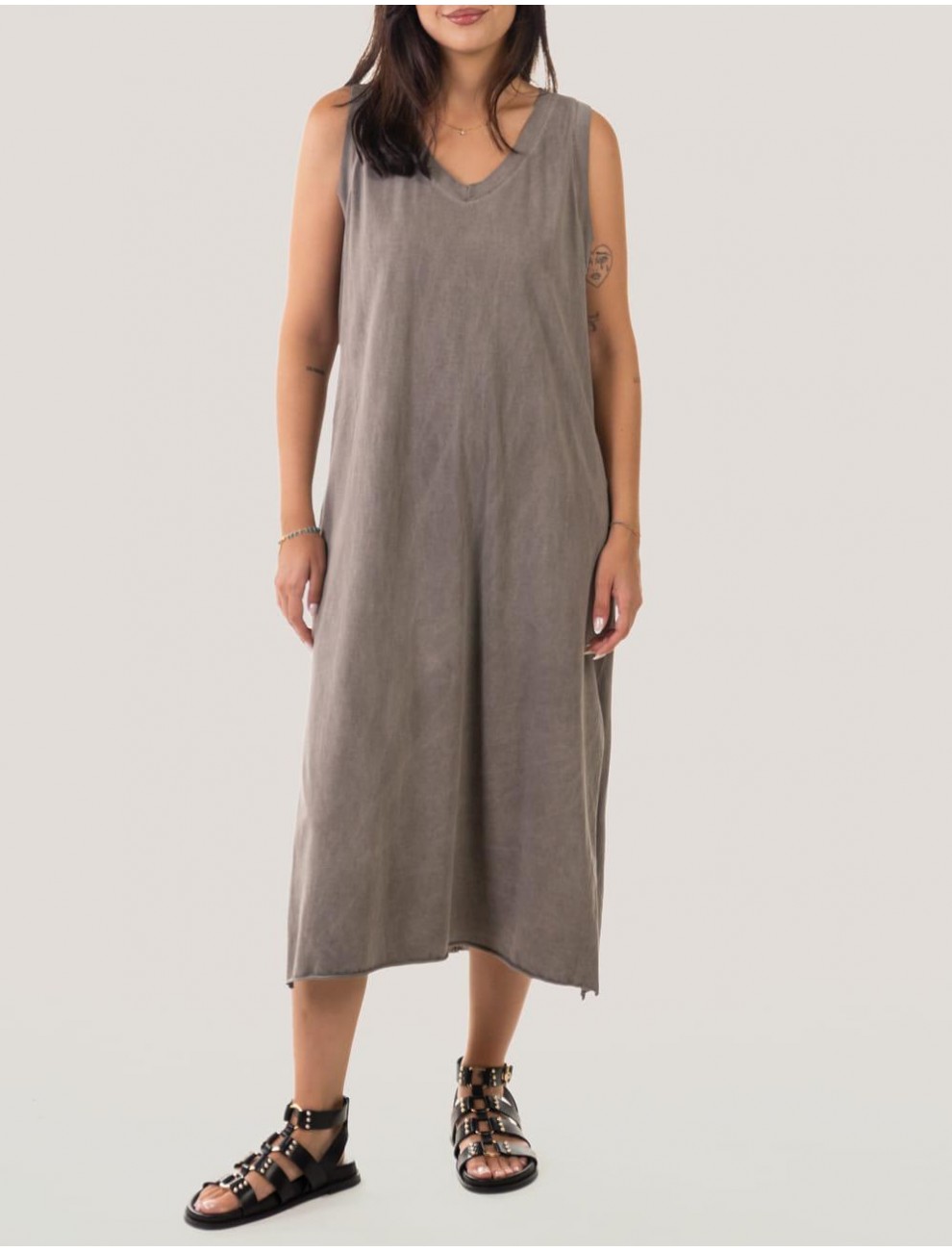 VESTIDO OBVIO NOELA TAUPE
