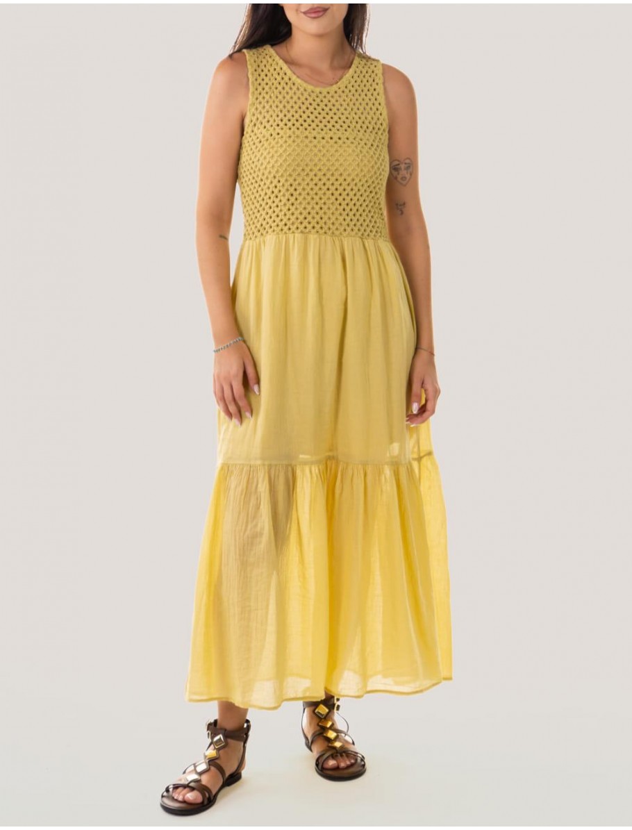 VESTIDO OBVIO BERNA AMARILLO