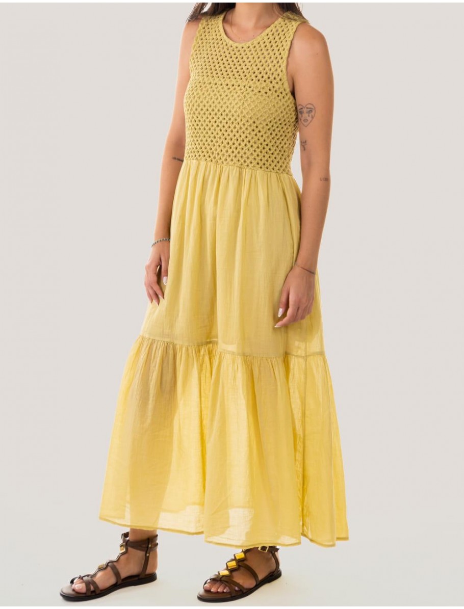 VESTIDO OBVIO BERNA AMARILLO