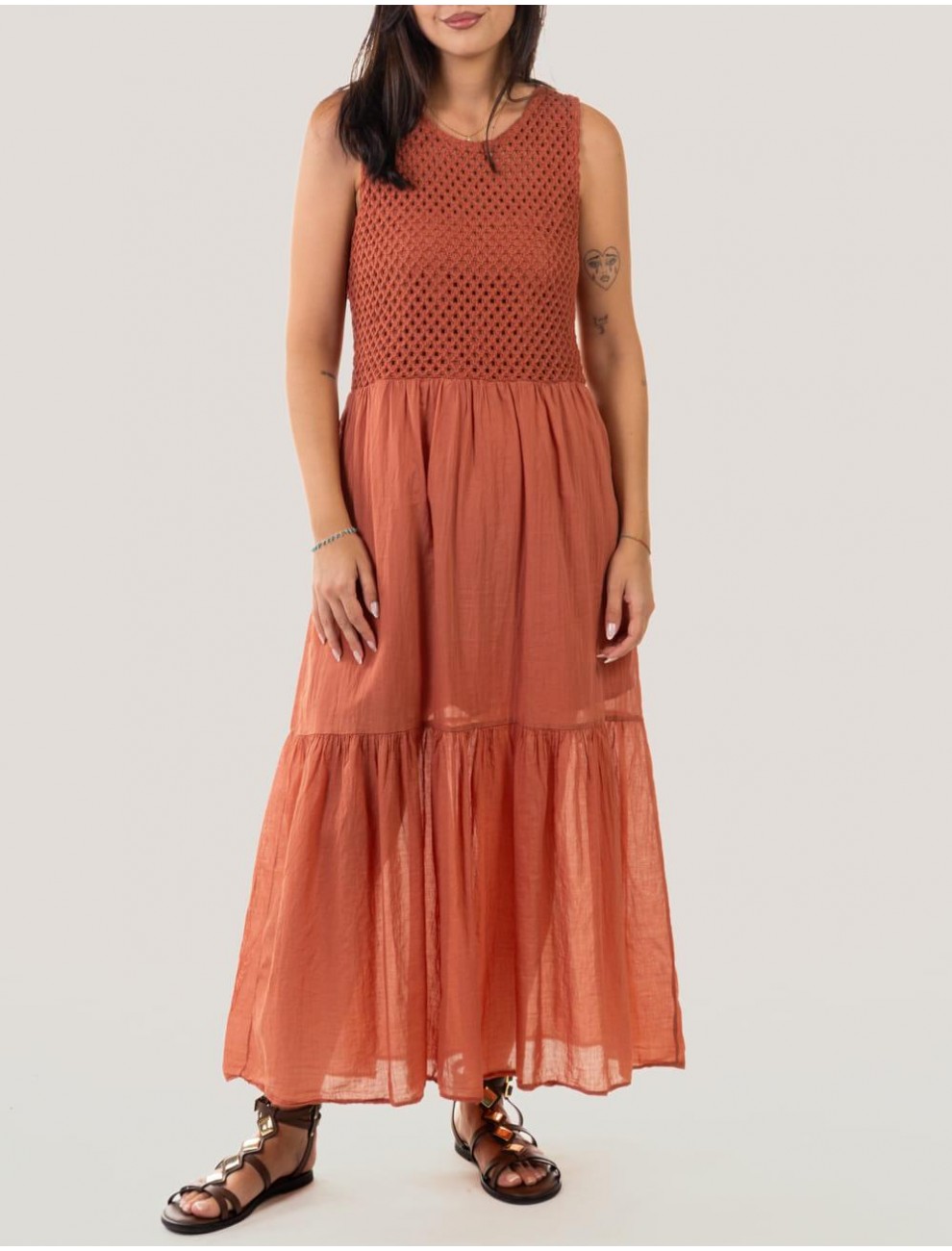 VESTIDO OBVIO BERNA ROJO