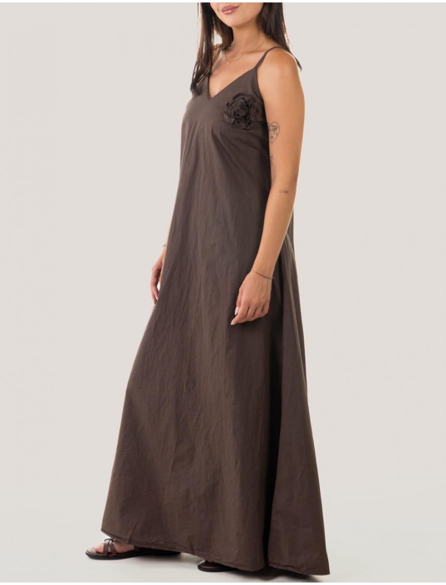 VESTIDO OBVIO NEY MARRoN
