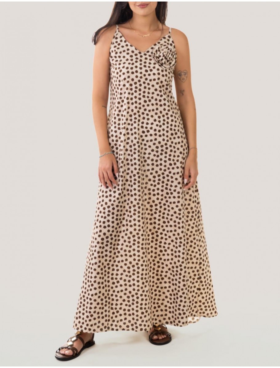 VESTIDO OBVIO NEY BEIG