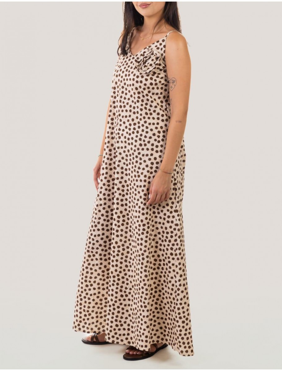 VESTIDO OBVIO NEY BEIG