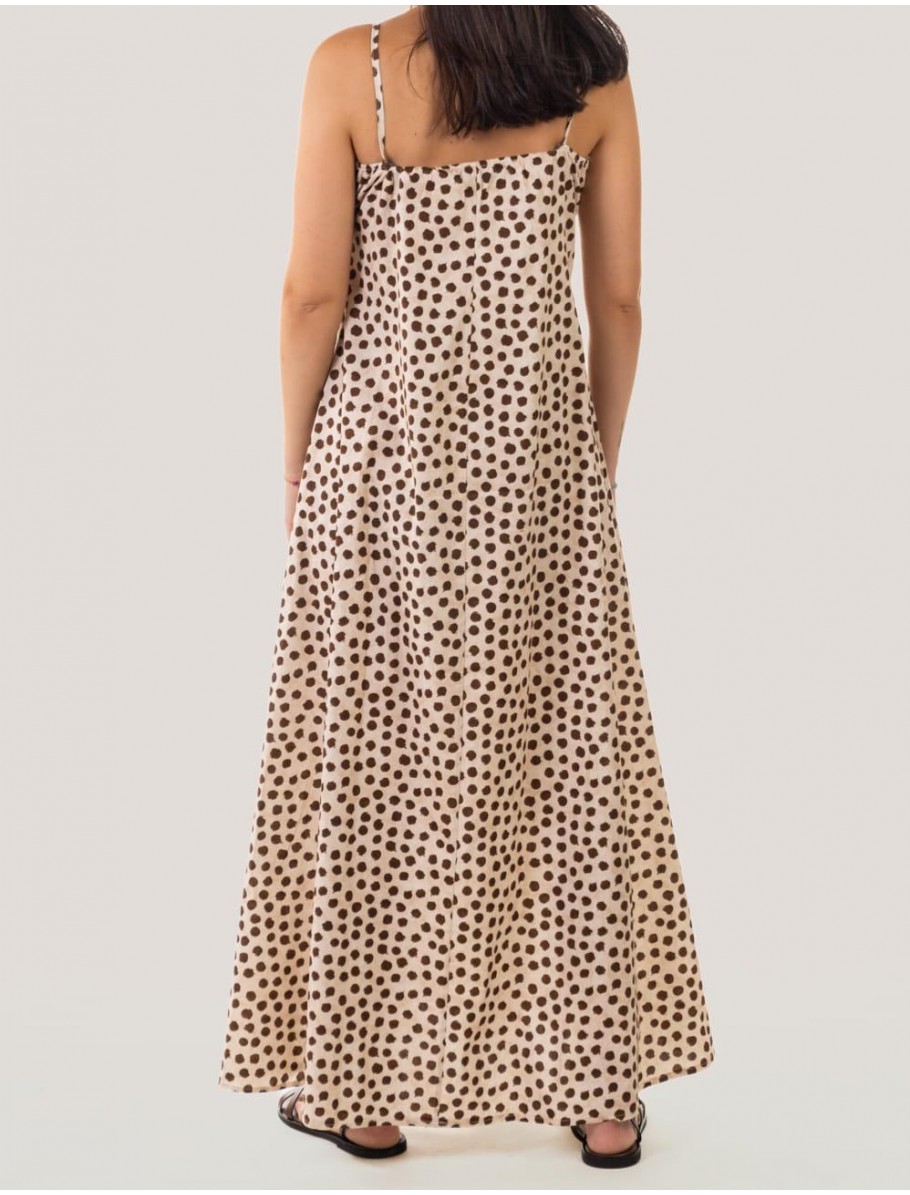 VESTIDO OBVIO NEY BEIG