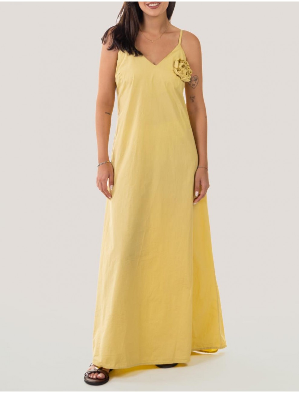 VESTIDO OBVIO NEY AMARILLO