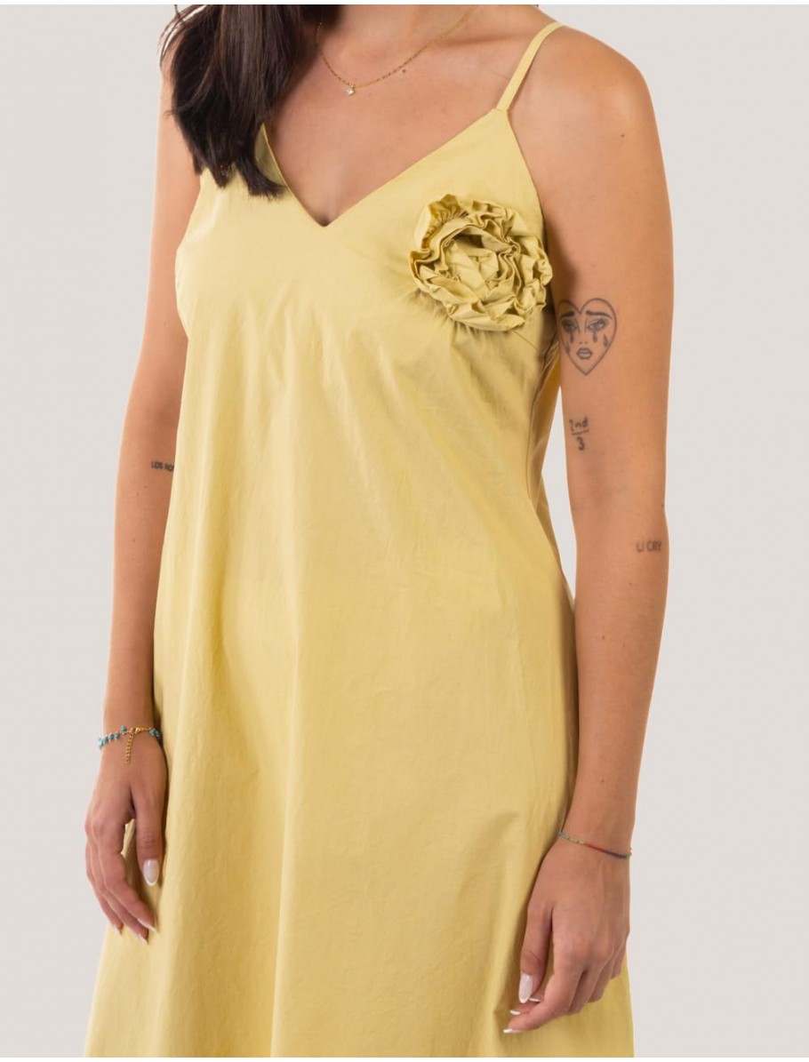 VESTIDO OBVIO NEY AMARILLO