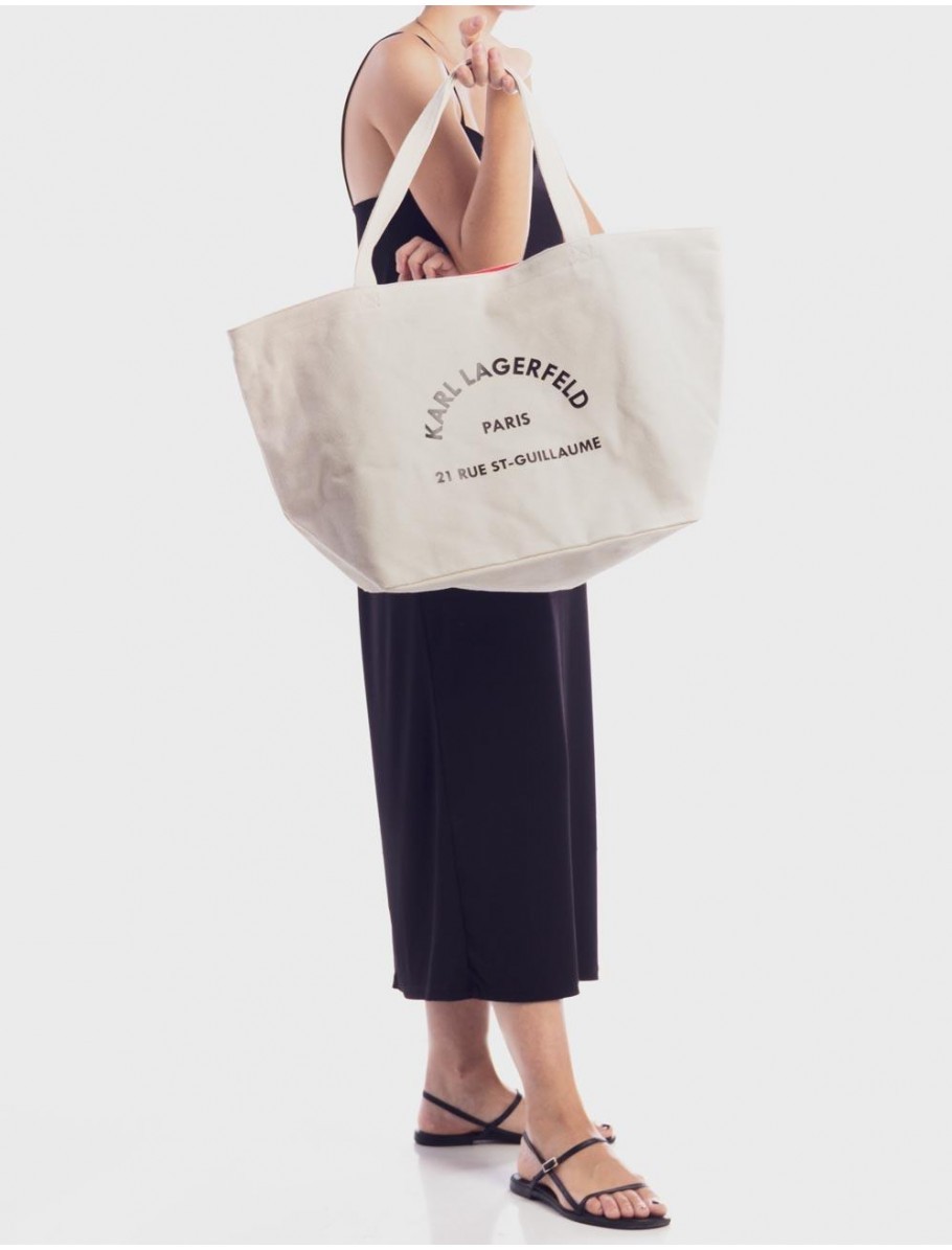 k rue st guillaume canvas tote
