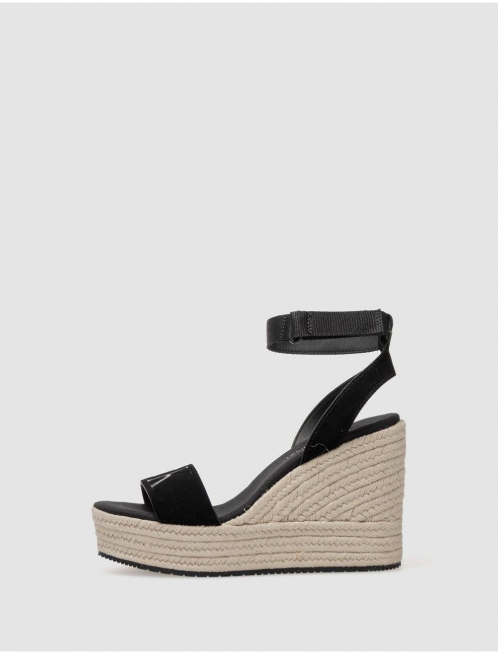 SANDALIA CALVIN KLEIN WEDGE SANDAL SU CON NEGRO