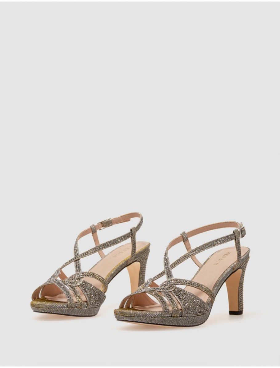 SANDALIA MENBUR 22169 PLOMO