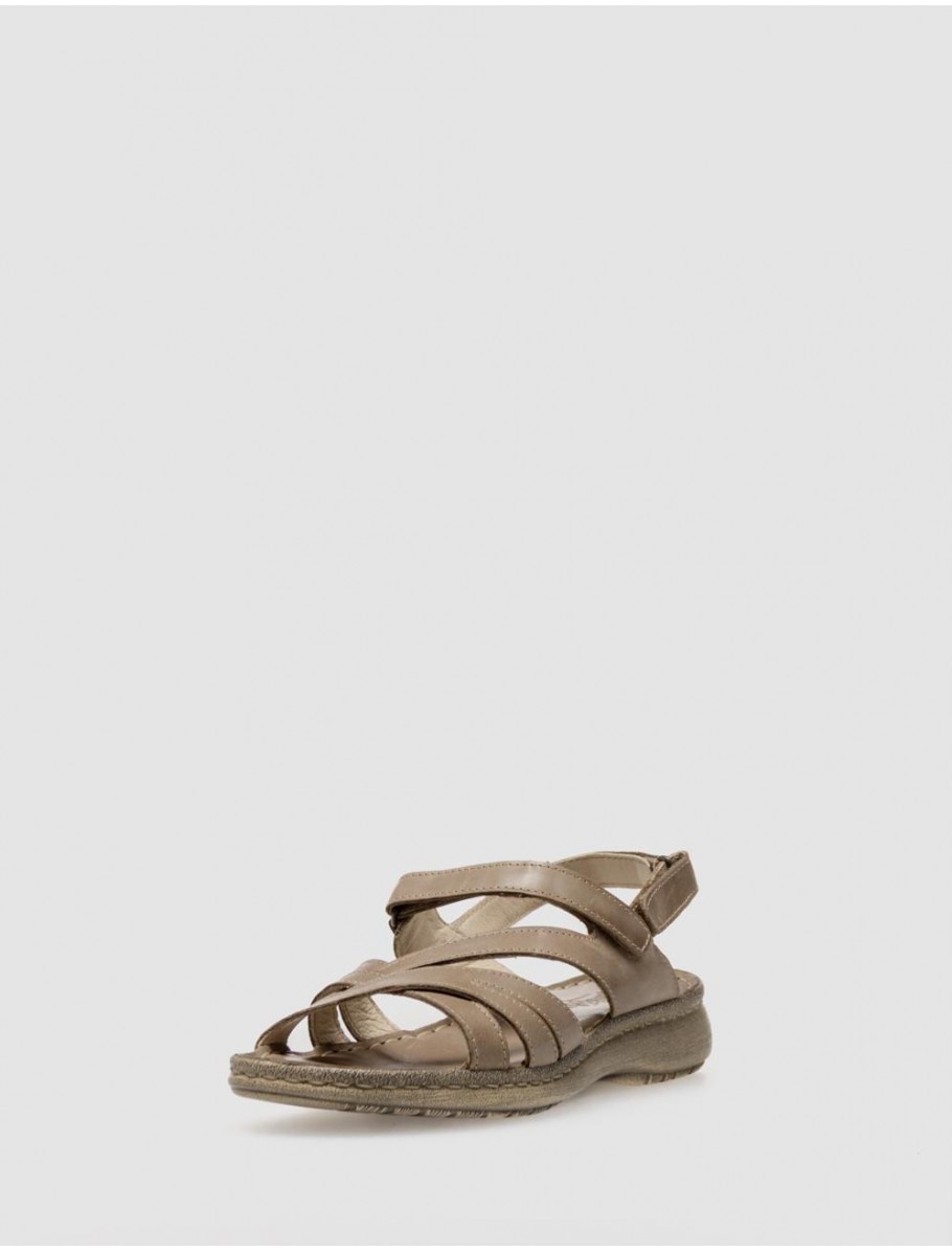 SANDALIA WALK FLY 3096 16170 TAUPE