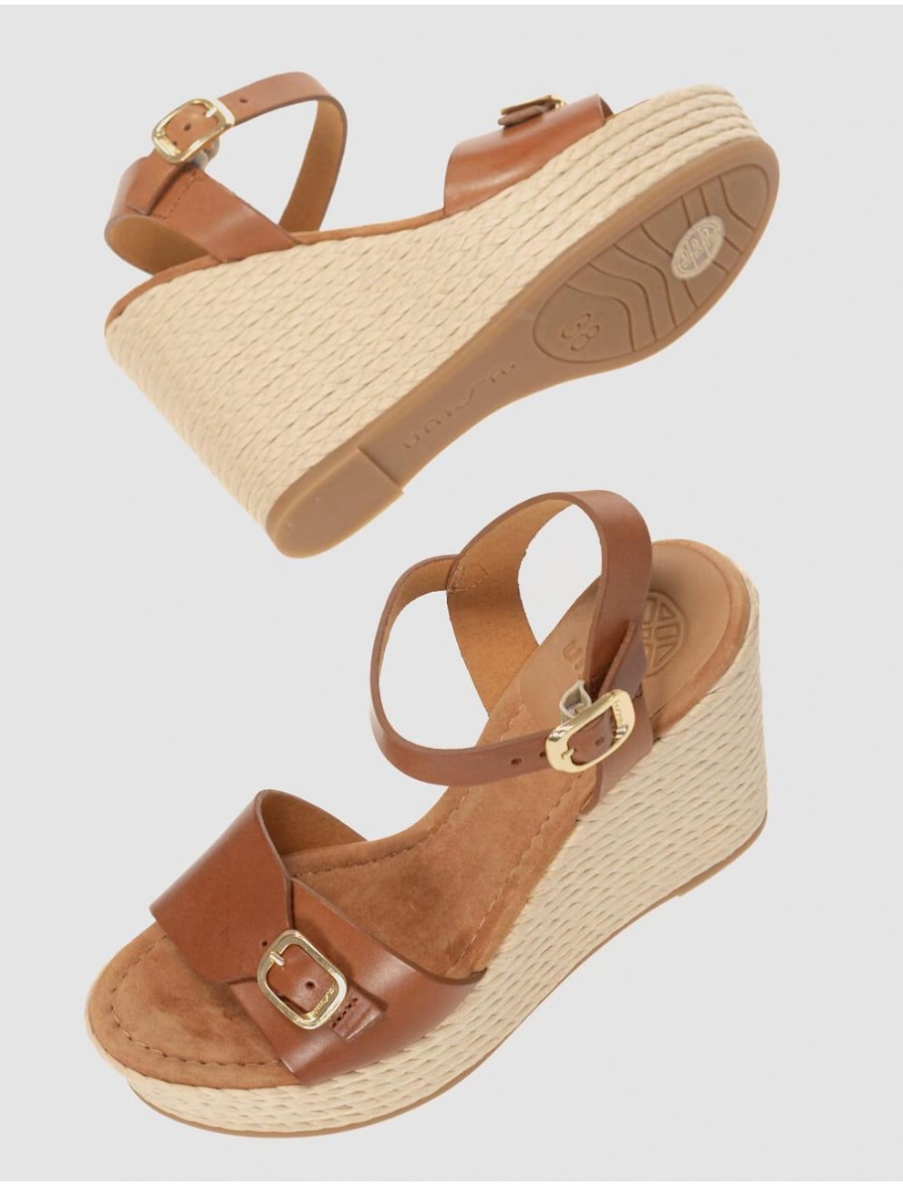 Sandalias doradas unisa hot sale