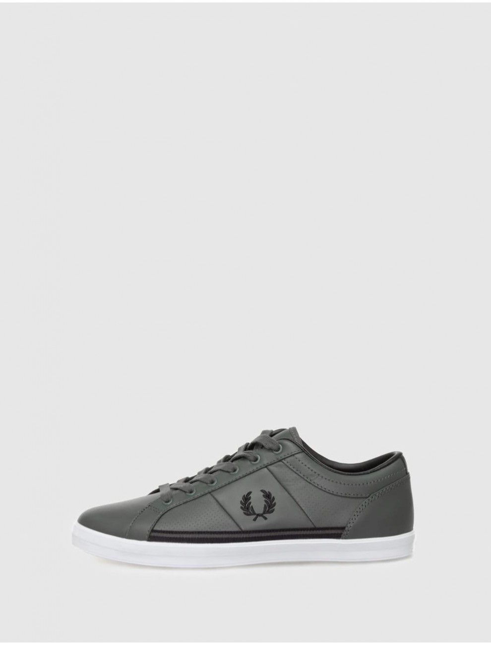 Zapatilla Fred Perry B4331 Baseline Perf Leather Verde | Kamomeshop.es