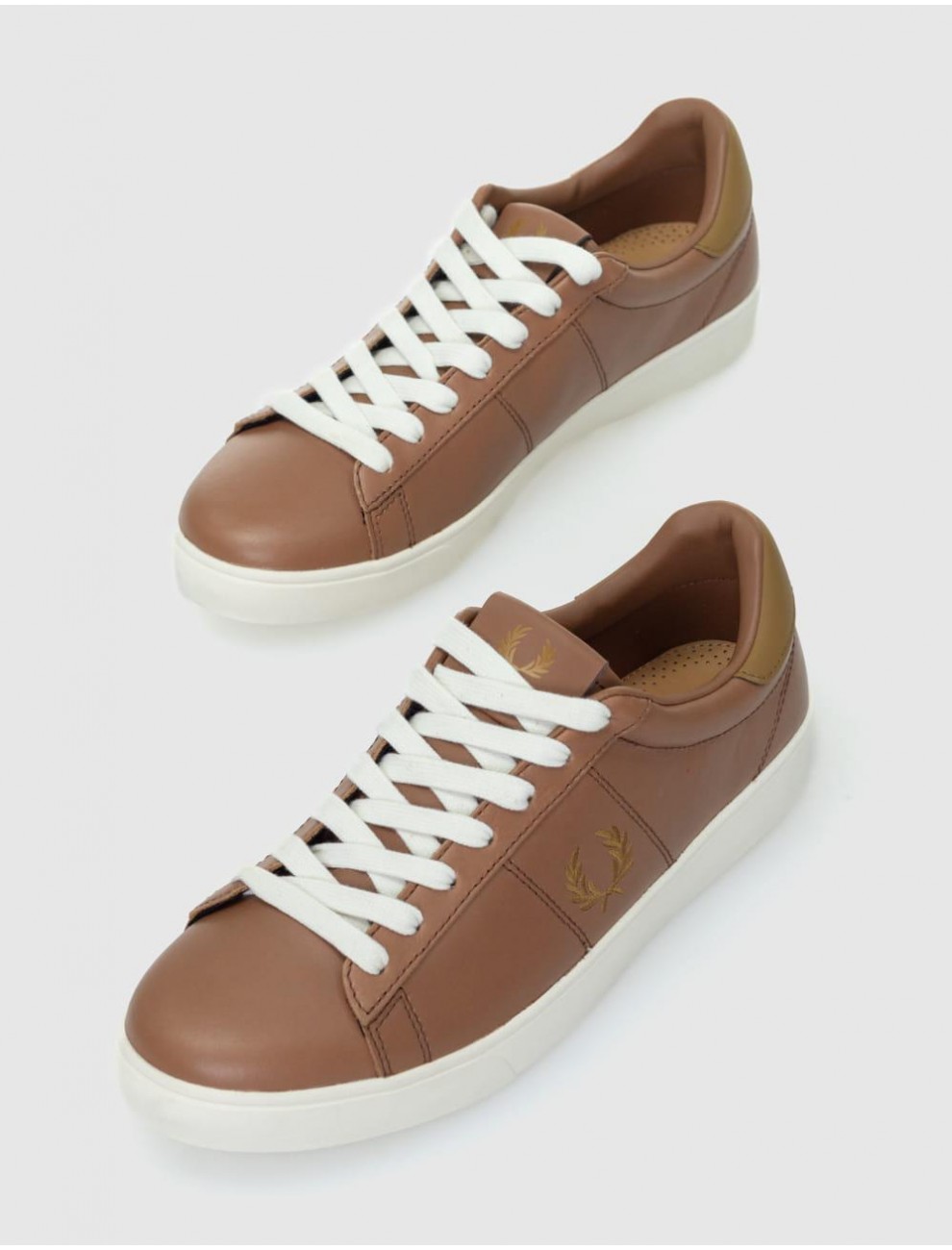 Zapatilla Fred Perry B4334 Spencer Leather MarrÓn | Kamomeshop.es