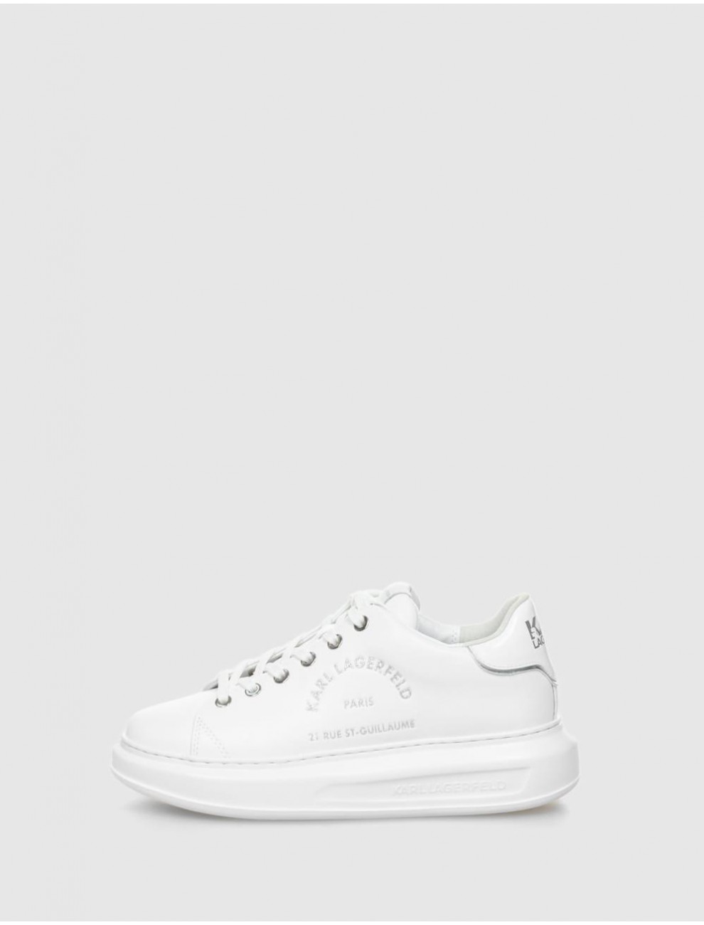 ZAPATILLA KARL LAGERFELD KAPRI METAL MAISON GLITTER BLANCO