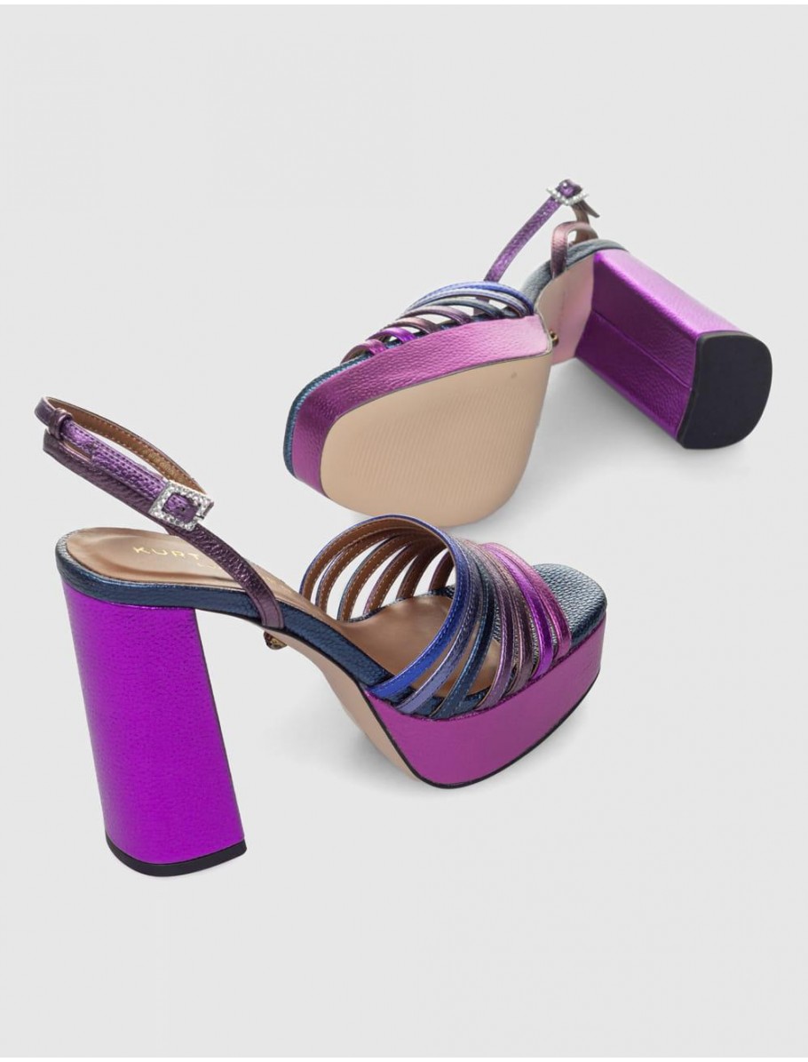 SANDALIA KURT GEIGER PIERRA PLATFORM SANDAL LILA