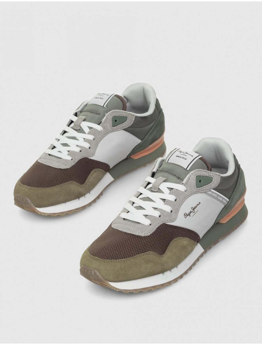 ZAPATILLA PEPE JEANS LONDON URBAN M VERDE