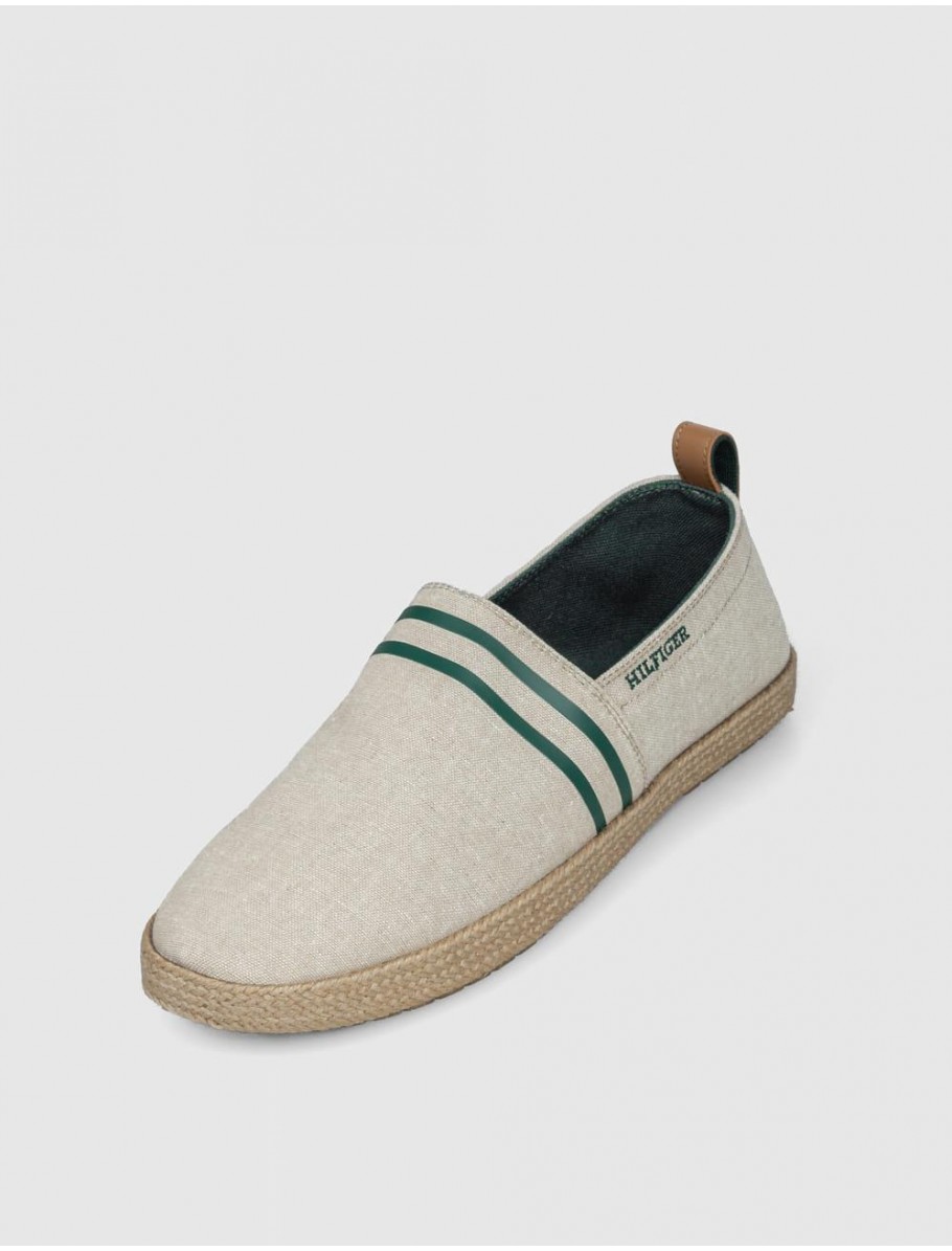 ALPARGATA TOMMY HILFIGER HILFIGER ESPADRILLE C CHAMBRAY BEIG
