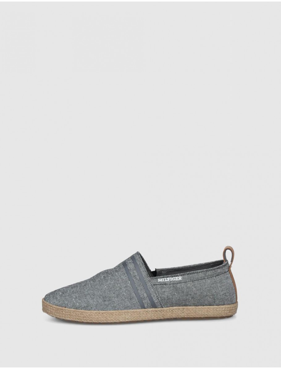 ALPARGATA TOMMY HILFIGER HILFIGER ESPADRILLE C CHAMBRAY GRIS