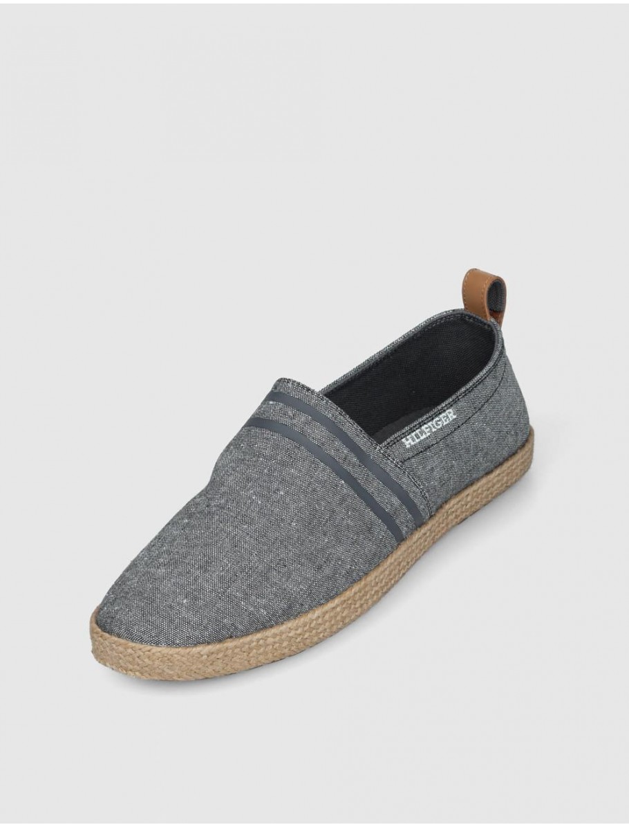 ALPARGATA TOMMY HILFIGER HILFIGER ESPADRILLE C CHAMBRAY GRIS