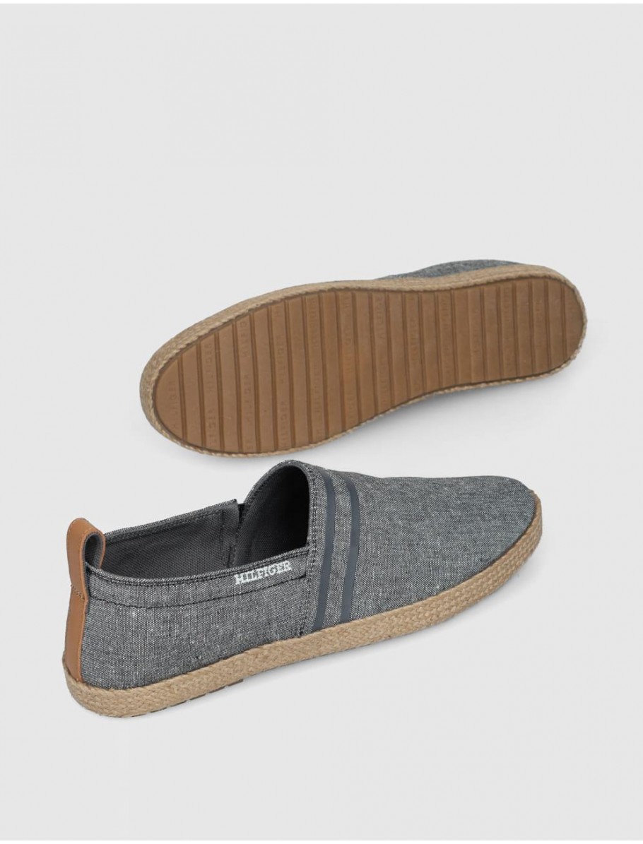 ALPARGATA TOMMY HILFIGER HILFIGER ESPADRILLE C CHAMBRAY GRIS