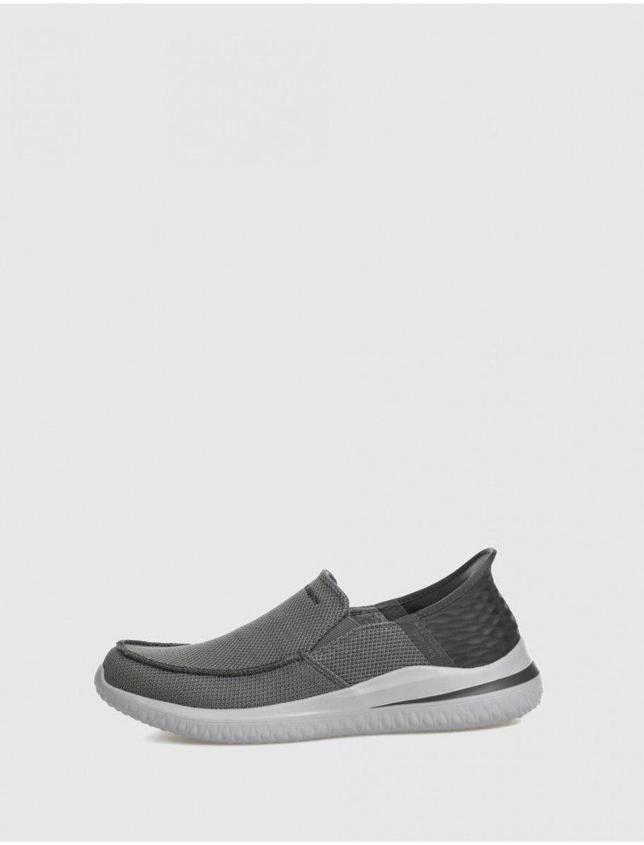 ZAPATILLA SKECHERS SLIP-INS: DELSON 3.0 - CABRINO GRIS