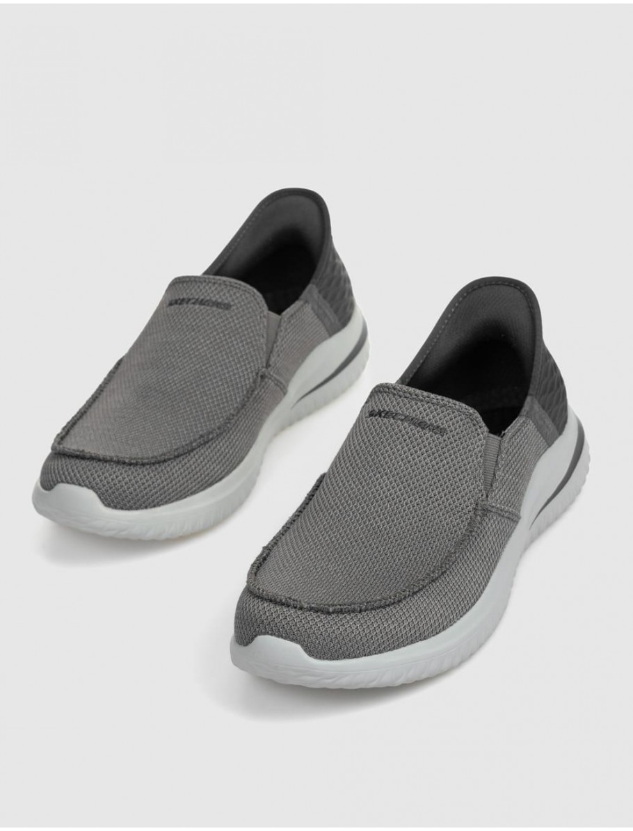 ZAPATILLA SKECHERS SLIP INS DELSON 30 CABRINO GRIS