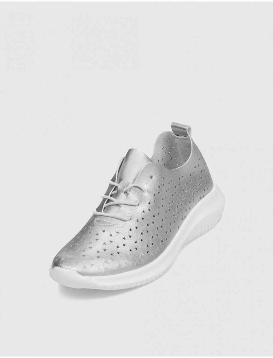 ZAPATILLA ECOLIGEROS LIBERTE PLATA