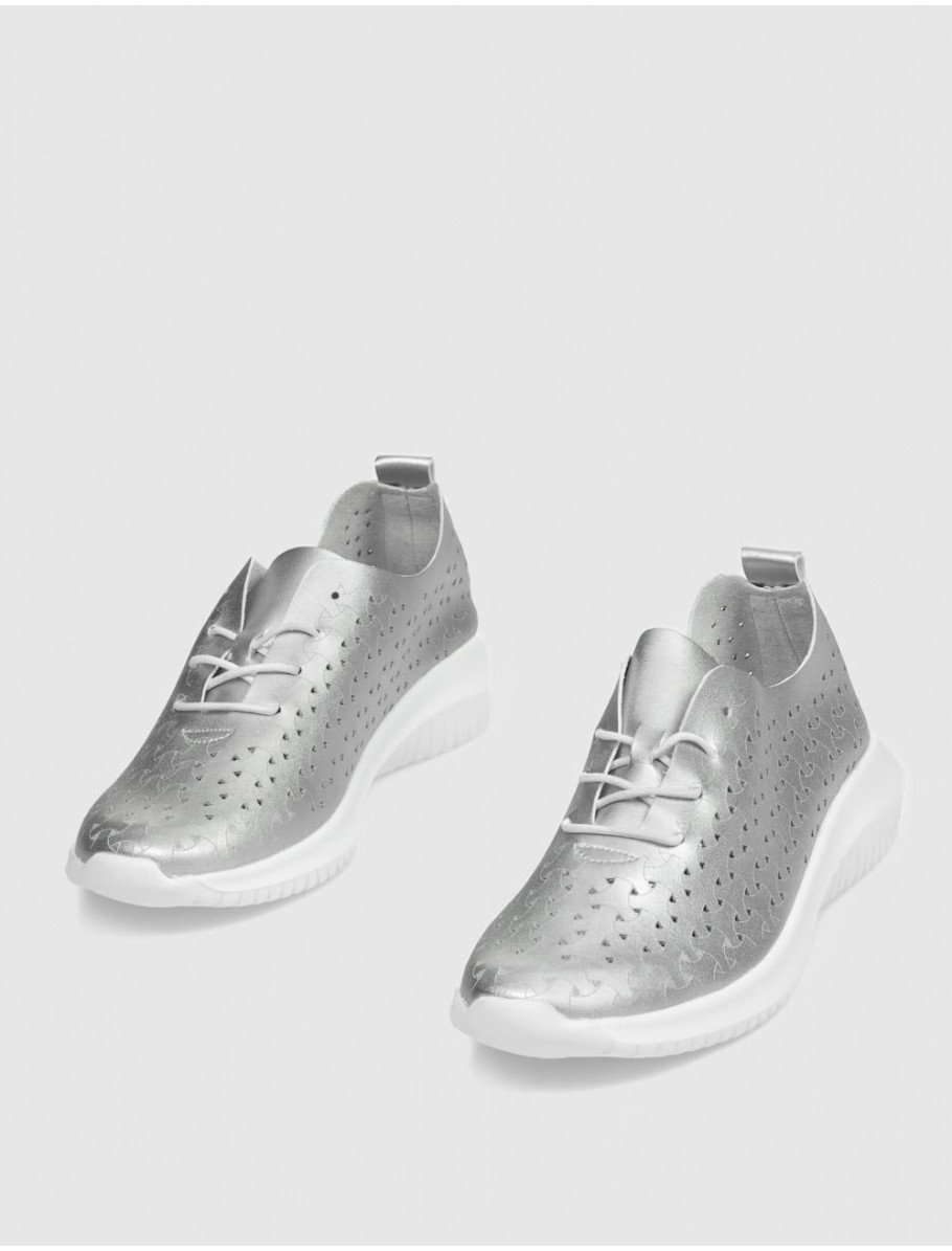 ZAPATILLA ECOLIGEROS LIBERTE PLATA