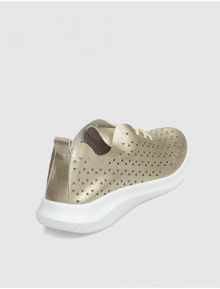 ZAPATILLA ECOLIGEROS LIBERTE ORO